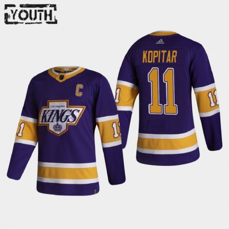 Dětské Hokejový Dres Los Angeles Kings Dresy Anze Kopitar 11 2020-21 Reverse Retro Authentic